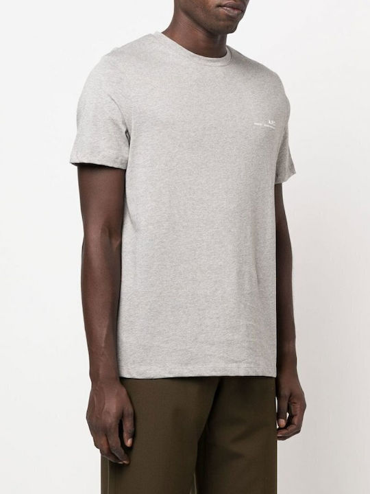 A.P.C. Men's Short Sleeve T-shirt Gray
