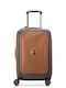 Delsey Chatelet Air Cabin Hard Suitcase Brown With 4 Wheels Height 55cm