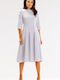 Awama Midi Dress Gray