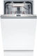 Bosch Fully Integrated Dishwasher with Wi-Fi for 10 Place Settings W44.8xH81.5cm