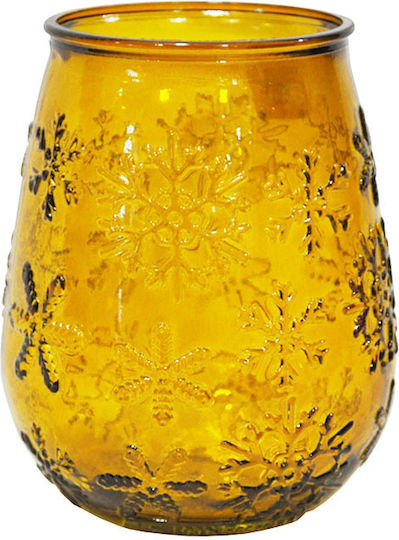 VSM The translated Liquid template in German language: Weihnachtskerzen & Kerzenständer Kerzenleuchter Gelb 13x9.5cm.