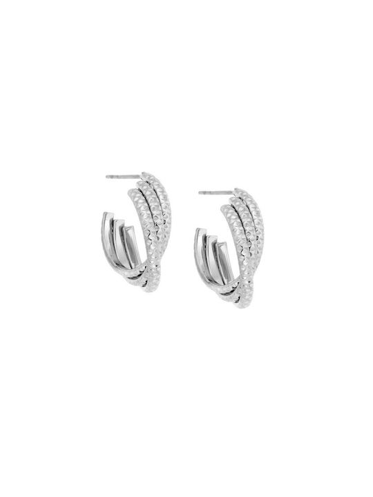 Senza Earrings Hoops made of Steel