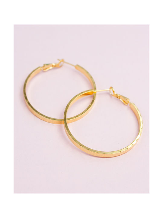 LifeLikes Earrings Hoops Gold Plated