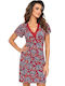 Donna Winter Women's Nightdress Red