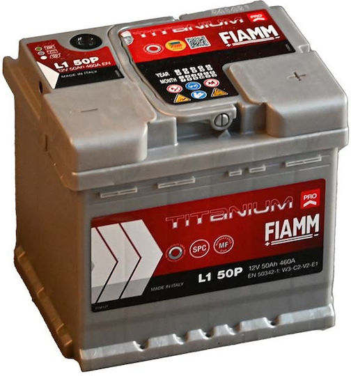 Fiamm Μπαταρία Αυτοκινήτου Silver Titanium L150P με Χωρητικότητα 50Ah και CCA 460A