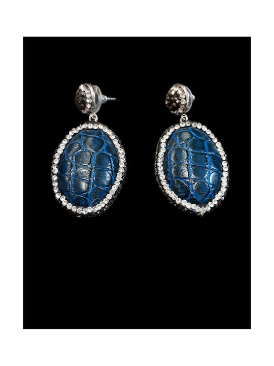 BSB Earrings made of Silver with Stones