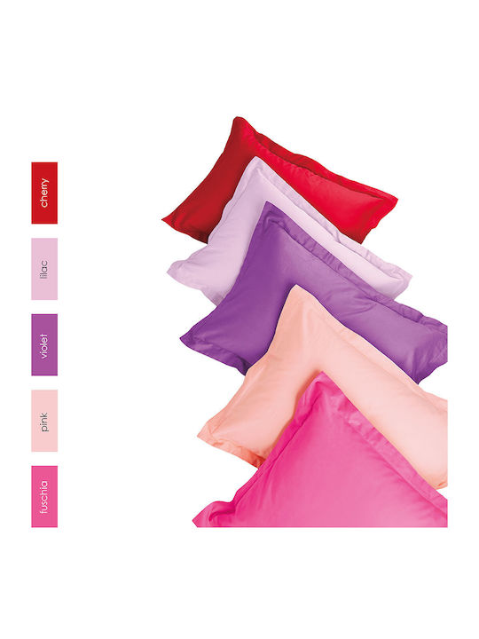 SB Home Чаршаф Единично 170x270см. Unicolor Pink (Fucshia)
