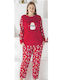 SNC Homewear Winter Women's Pyjama Set Red