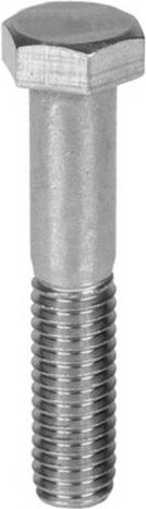 Βίδα Εξάγωνη Inox με Διάμετρο M10 και Μήκος 120mm