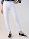 Hoch tailliert Damenjeans in Enger Passform White