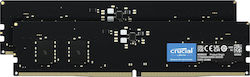 Crucial 16GB DDR5 RAM with 2 Modules (2x8GB) and 5200 Speed for Desktop