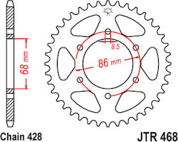 Modenas Rear Sprocket