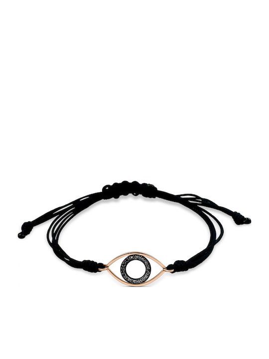 Ekan Damen Armband mit Design Auge aus Kabel mit Diamant