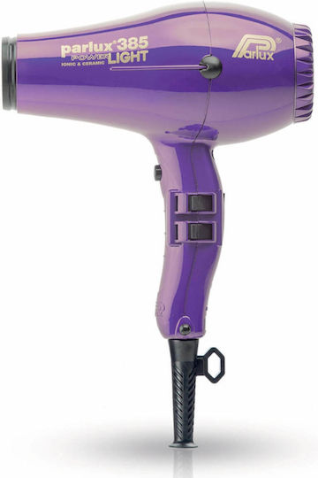 Parlux 385 PowerLight Ionic Professional Hair Dryer 2150W Light Purple