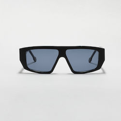 Common Ground Black Horn-Rimmed Sunglasses