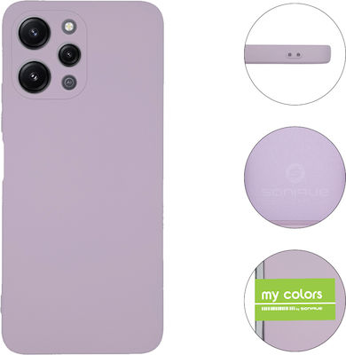 Sonique Poco Back Cover Silicone Purple (Redmi 12 4G / Redmi 12 5G)