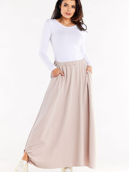 Infinite You Maxi Skirt Beige (Beige)