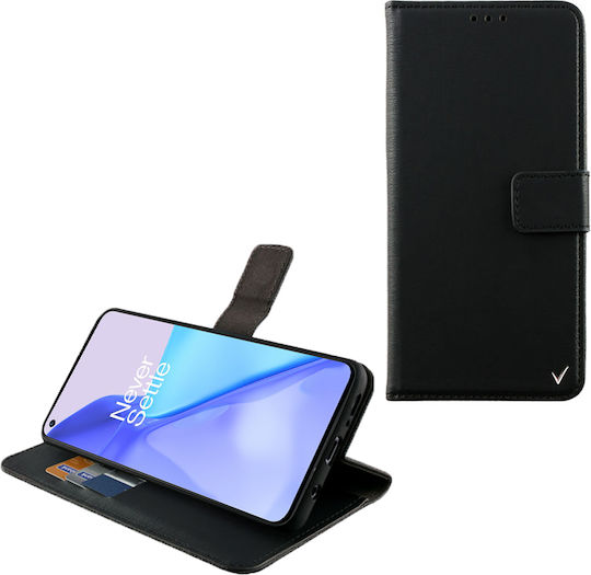 Volte-Tel Allure Magnet Book Synthetic Leather / Silicone Black (OnePlus 9)