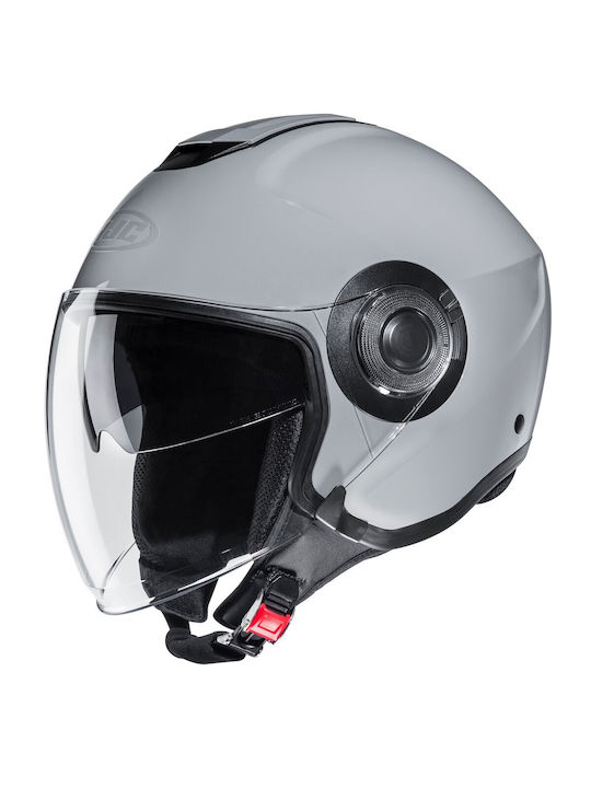 HJC I40n Nardo Grey Motorcycle Helmet Jet ECE 22.06 1350gr
