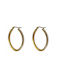 Tatu Moyo Earrings Hoops made of Steel Gold Plated