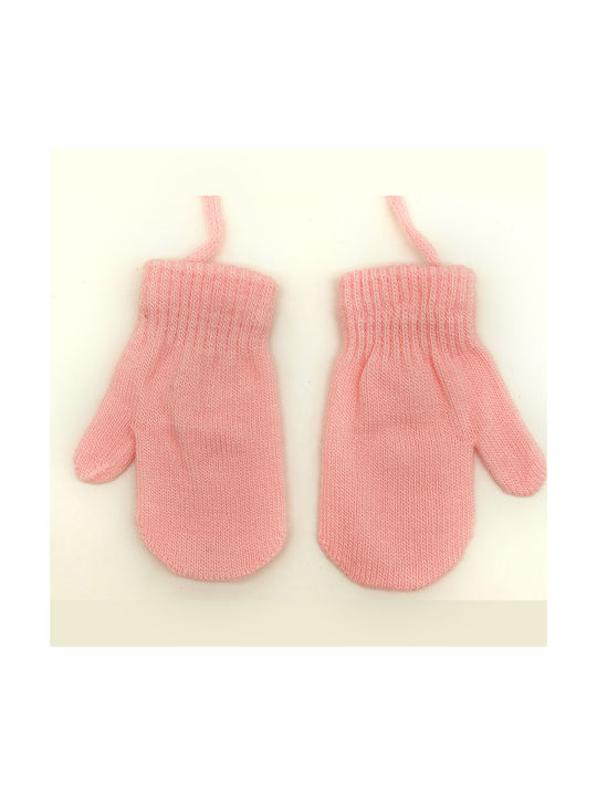 Gift-Me Kinderhandschuhe MItten Rosa 1Stück