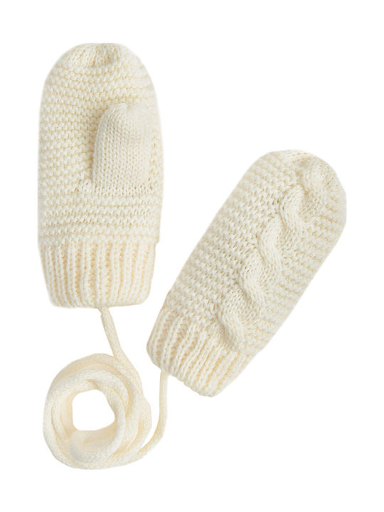 Kids Gloves MIttens White