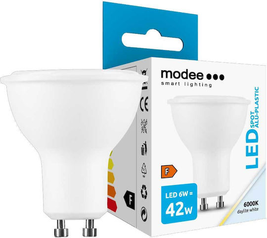 Modee Lighting LED Bulb 6W for Socket GU10 Cool White 550lm