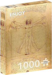 Puzzle Leonardo Da Vinci: The Vitruvian Man 2D 1000 Κομμάτια