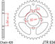 Rear Sprocket for Yamaha V50