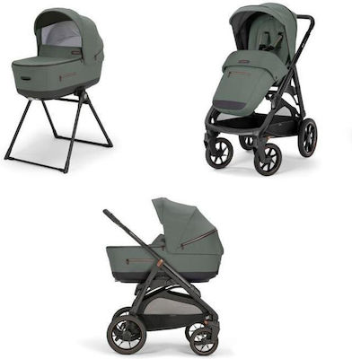 Inglesina Aptica XT Duo Reglabil 2 în 1 Cărucior pentru copii Potrivit pentru Nou-născut Taiga Green 12.7kg