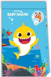 Procos Paper Bag for Gift with Theme "Baby Shark" 24x13cm. 4pcs