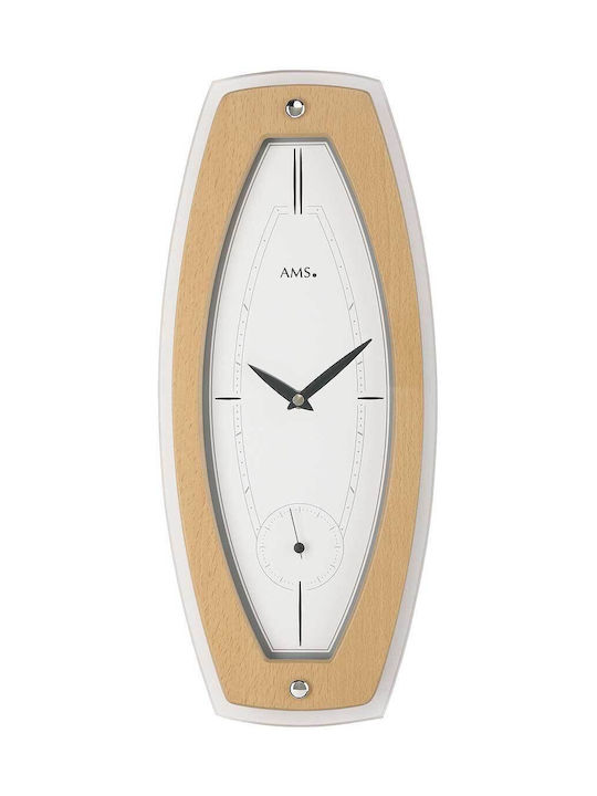 AMS Wall Clock Gray