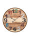 AMS Wall Clock Brown