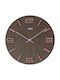 AMS Wall Clock Brown