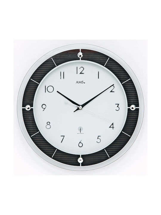 AMS Wall Clock White