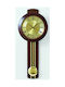 AMS Wanduhr Gold