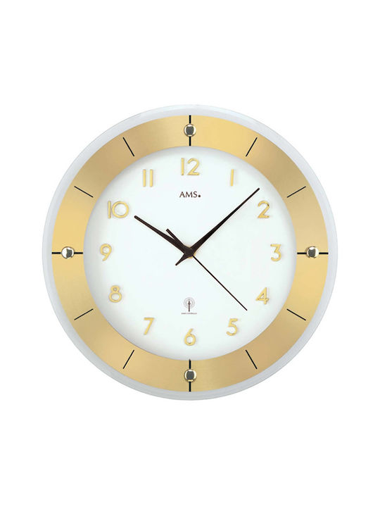 AMS Wall Clock White