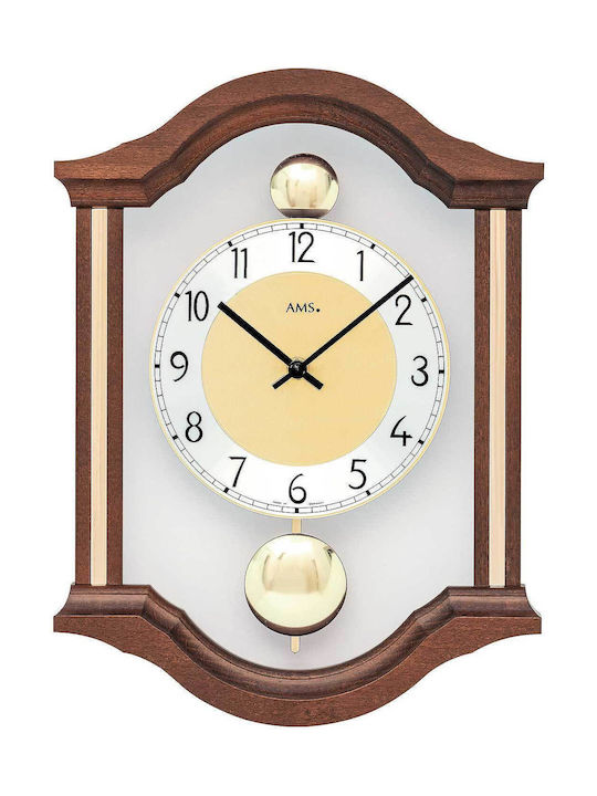 AMS Wall Clock Gold