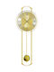 AMS Wanduhr Gold