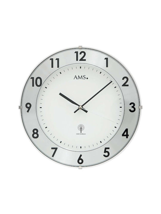 AMS Wall Clock White