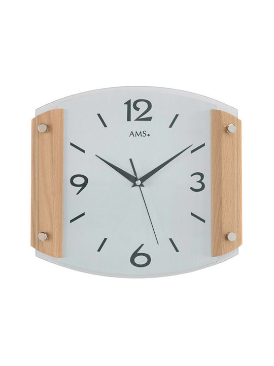 AMS Wall Clock Gray