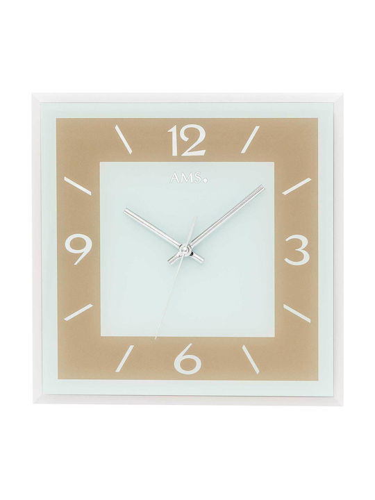 AMS Wall Clock Gold