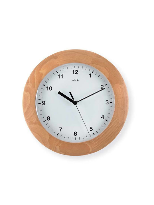 AMS Wall Clock White