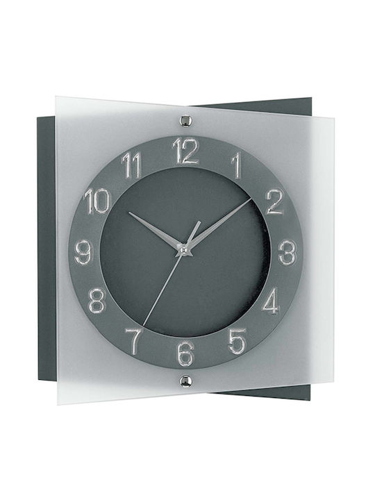 AMS Wall Clock Gray