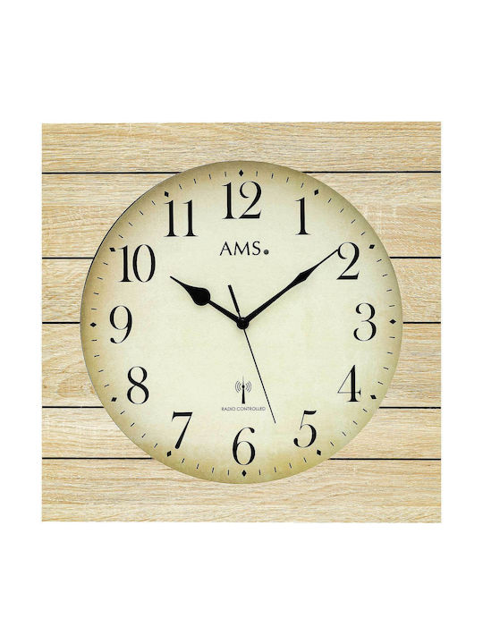 AMS Wall Clock Ecru