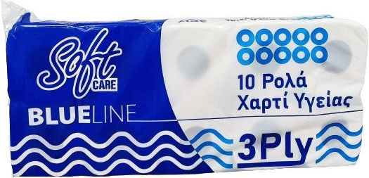 Softcare Toilettenpapier 10 Rollen 3 Blätter (85gr/Rolle)