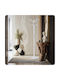 Massido Metallic White Freestanding Coat Rack Height 175cm