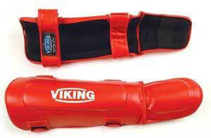 Viking Shin Guards Adults Red