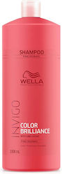 Wella Invigo Color Brilliance Shampoos Color Maintenance for Coloured Hair 1000ml