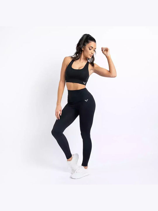 Squatwolf Femei Atletic Sutien sport Negru